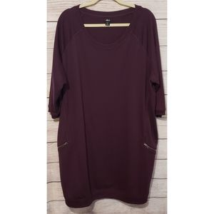 Ellos Tunic Length Sweater Dress Plus Size 22/24W